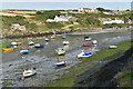 SM8533 : Boats at low tide, Abercastle by Simon Mortimer