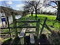 SO7295 : Stile along the Severn Way by Mat Fascione