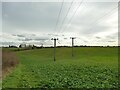 Power lines at Dunningley Hill