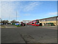 TQ2966 : Bus depot at Beddington, near Croydon by Malc McDonald
