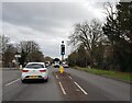 Waiting at the traffic lights