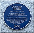 Conway House blue plaque