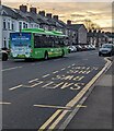 Zero emissions bus, Malpas Road, Crindau, Newport