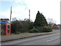 A new junction and a telephone box