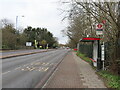 TQ0577 : Duke's Bridge bus stop, Colnbrook By-pass by David Hawgood