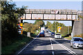 SK6361 : Disused Railway Bridge over the A614 near to Bilsthorpe by David Dixon