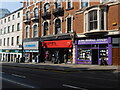 Shops, Market Street, Nottingham city centre