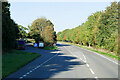 SK6568 : Layby on the A614 near to Ollerton by David Dixon