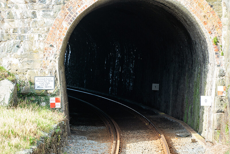 A peek inside Barmouth Tunnel © John Lucas :: Geograph Britain and Ireland