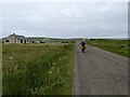 Minor road and a bungalow near Norseman