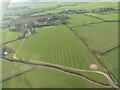 Ridge and furrow at Strubby: aerial 2023