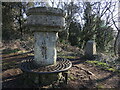 Two stone monuments on Penpole Point