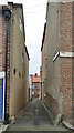 Princess Lane seen from Princess Street, Scarborough