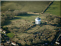 Drumchapel water tower from the air