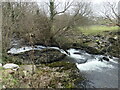 SH4859 : Rhaeadr ar yr afon Gwyrfai / Waterfall on Afon Gwyrfai by Christine Johnstone