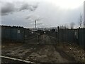 Gated industrial yard, Bonnybridge