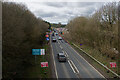 The A361 North Devon Link Road approaching the junction for Landkey