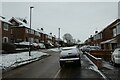 Snow on Newland Park Drive