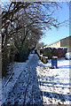 The path from Liversedge Hall Lane to Lineham Court, Liversedge