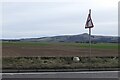 Milestone on A91 near Auchtermuchty