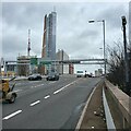 A40 flyover towards central London