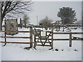 A fort in snow