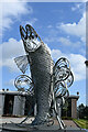 Fish statue