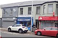 The former TL Graham Estate Agency, Jewellery and Crystals and Kaffe-O Coffee House