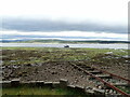 Lone yacht moored on Beauly Firth