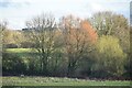 Trees and fields south of the M20