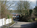 Towards the former railway bridge in Horeb