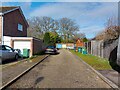 Access road to garages