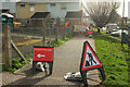 SX9065 : Closed footpath, Barton Road by Derek Harper