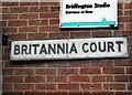 Britannia Court sign