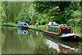 SO8582 : Narrowboats near Whittington in Staffordshire by Roger  D Kidd