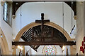 SP1925 : Memorial Rood Beam, St Edward's Church by David Dixon