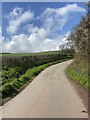 Country lane near Llanybri