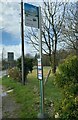 Crawia bus stop at Tai Crawia, Llanrug