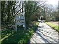 Approaching Brown Moss Nature Reserve near Whitchurch, Shropshire