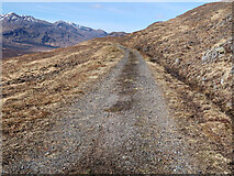 NH1306 : The old A87 in Glen Loyne by wrobison
