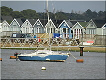 SZ1891 : Christchurch Harbour - Yacht by Colin Smith