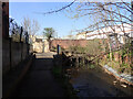 Spen Beck seen from the path from Wormald Street to Huddersfield Road, Liversedge