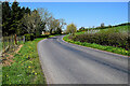 Sweeping bend along Augher Point Road