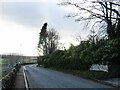 Road into Cupar Muir from south-west