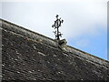 Rooftop feature of St Matthias chapel