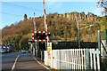 Level crossing below Abbey Craig