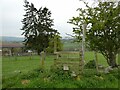 Stile beside a rural property