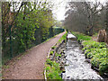 Biggar Burn path near the High School