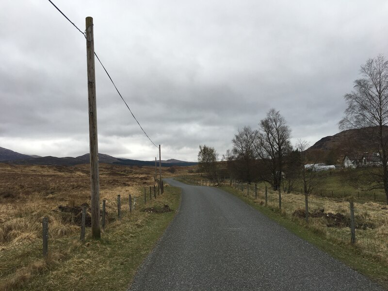 Road Towards Bridge Of Gaur © Steven Brown :: Geograph Britain And Ireland