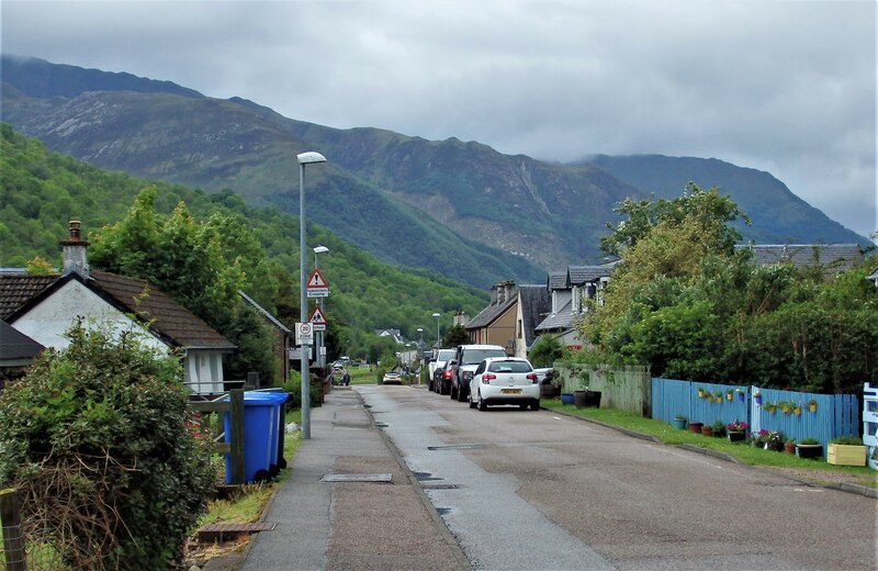 Lorn Road, Glencoe Village © Julie Houldsworth :: Geograph Britain and ...